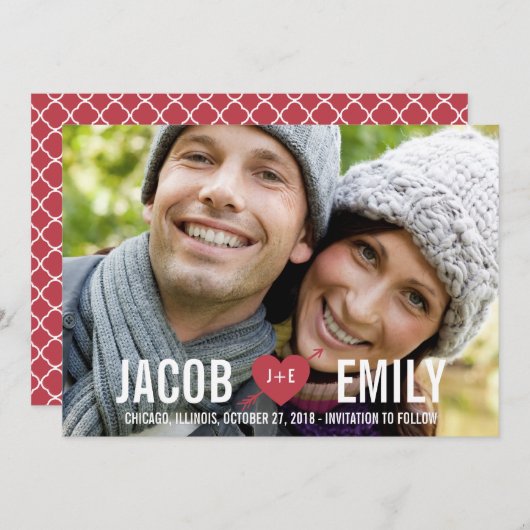 CUPID Enregistrer Les Cartes De Date (Devant / Derrière)