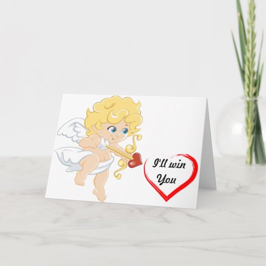 Cupid Feestdagen Kaart (Voorkant)