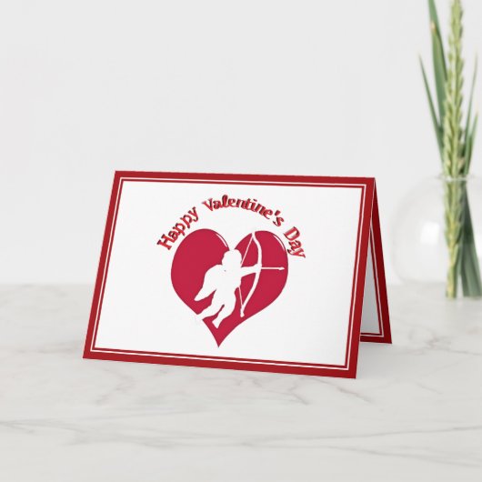 Cupid for Valentine's Day Feestdagen Kaart (Voorkant)