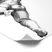 Cupid God van Liefde Poster (Hoek)