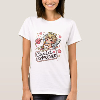 Cupid Goedgekeurd - Schattigee Valentijnsdag Ontwe T-shirt