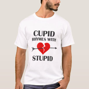 Cupid-harsen met stollende Valentijnsdag T-shirt