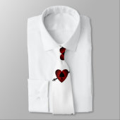 Cupid Heart Black Spade Thunder_Cove Stropdas (Gebonden)