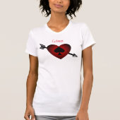Cupid Heart Black Spade Thunder_Cove T-shirt (Voorkant)
