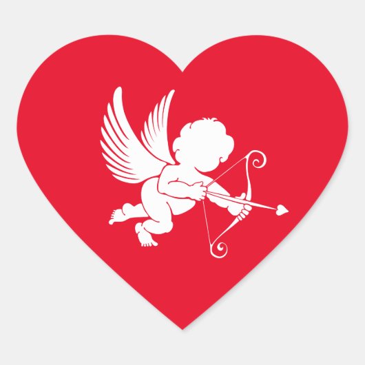 Cupid Heart Stickers (Voorkant)