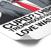 Cupid I Hired Him Tremendous Guy Best Arrows Trump Poster (Hoek)