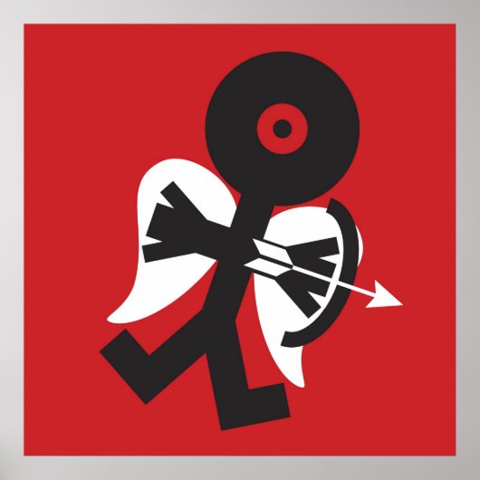 Cupid Icon Art Poster (Voorkant)