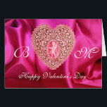 CUPID LACE COEUR SILK FUCHSIA VÊTEMENT, Rouge rose<br><div class="desc">Élégant monogramme et coeur de dentelle cool avec cupide. Conception et développement graphique numérique en style vintage par Bulgan Lumini (c) .Facile à customiser avec votre propre texte comme une carte faire-part / cartes de visite / enregistrer les cartes de remerciement / cartes / , douches nuptiales, anniversaires, fêtes, douches...</div>