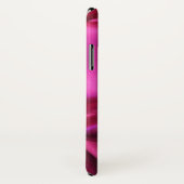 CUPID LACE HEART SILK PINK FUCHSIA CLOTH MONOGRAM Case-Mate iPhone CASE (Achterkant / rechts)