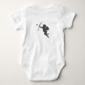 Cupid love silhouette romper (Achterkant)