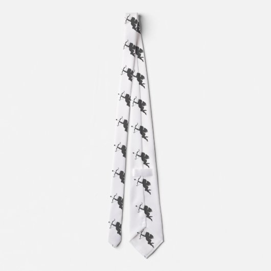 Cupid love silhouette stropdas (Achterkant)