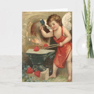 Cupid Making Hearts Valentijn Feestdagen Kaart