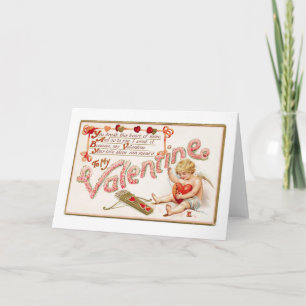 Cupid Mending Heart naar mijn Valentijn Wenskaart Feestdagen Kaart