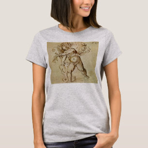 Cupid met een Violin door Domenico Campagnola T-shirt