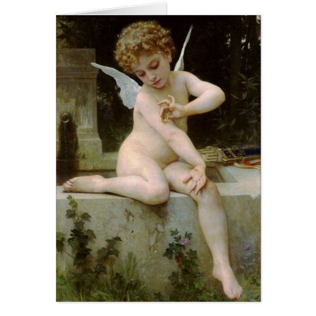 Cupid met een vlinder (Voorkant)