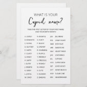 Cupid Name Game Valentijnsdag Party game (Voorkant / Achterkant)