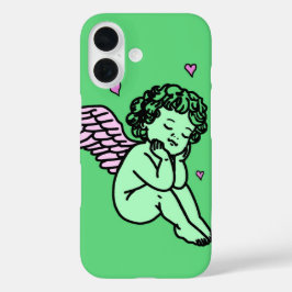 Cupid Pattern iPhone 16 Hoesje