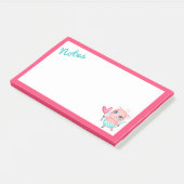 Cupid Pig Post-it Notes (Schuin)