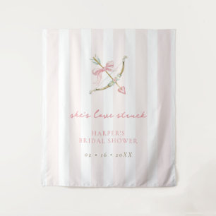Cupid Pijl Verliefd Bruiloftsborrel Welkom Wandkleed