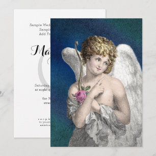 Cupid Romantic Wedding Invitations Kaart