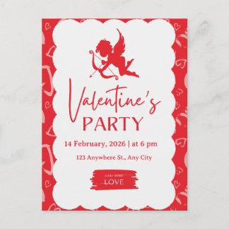 "Cupid’s Arrow" – Levendige moderne Valentijns ond Feestdagenkaart