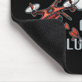 Cupid’s Home Office, Drone Valentine’s Day Muismat (Hoek)