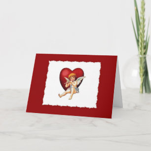 Cupid & Sa Flûte - Carte Valentine