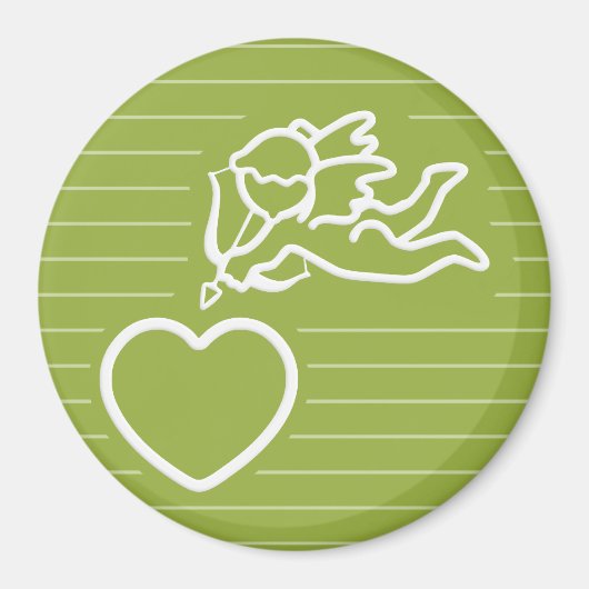 Cupid Strikes aangepaste magneet (Voorkant)