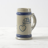 Cupid Strikes aangepaste mok - kies stijl, kleur (Voorkant rechts)