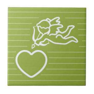 Cupid Strikes aangepaste tegel Tegeltje