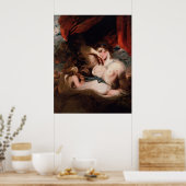 Cupid Untying the Zone of Venus by Joshua Reynolds Poster (Keuken)