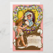 Cupid  Valentijn Day Briefpapier (Voorkant / Achterkant)