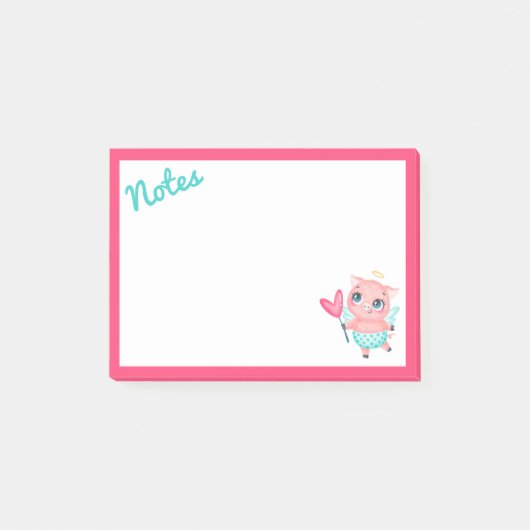 Cupid Varken Post-It Notities Post-it® Notes (Voorkant)