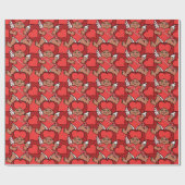 Cupid Wrapping Paper Valentijns - Cadeaupapier (Vlak)