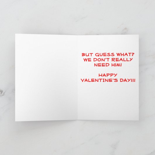 Cupido aan het yoga doen - Grappige Valentijnse Ka Feestdagen Kaart (Binnen)