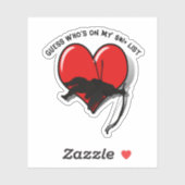 Cupido Anti Valentijnsdag Sticker (Vel)