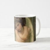 Cupido (Cupidon) engel portret door Bouguereau Koffiemok (Voorkant rechts)