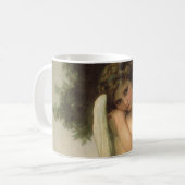Cupido (Cupidon) engel portret door Bouguereau Koffiemok (Voorkant links)