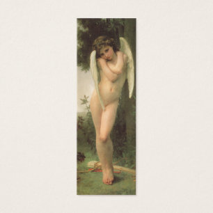 Cupido (Cupidon) engel portret door Bouguereau Mini Visitekaartjes