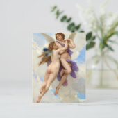Cupido en Psyche in liefdevolle omhelzing Briefkaart (Staand voorkant)