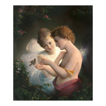 Cupido en Psyche, Louis Prang