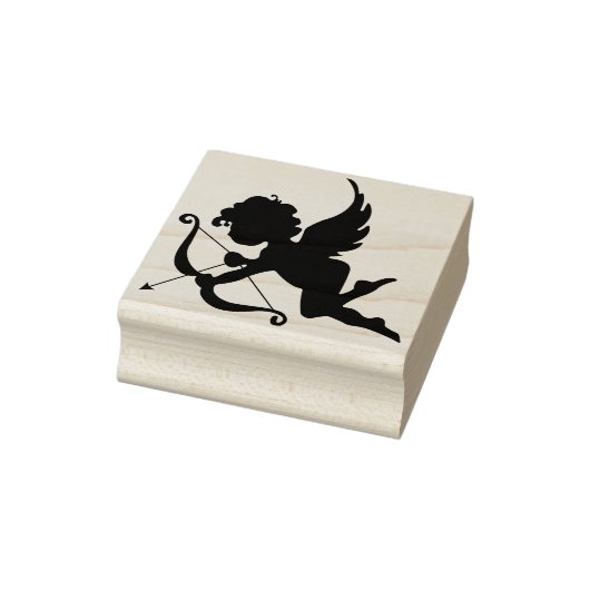 Cupido engel silhouet kunst stempel (Stempel)