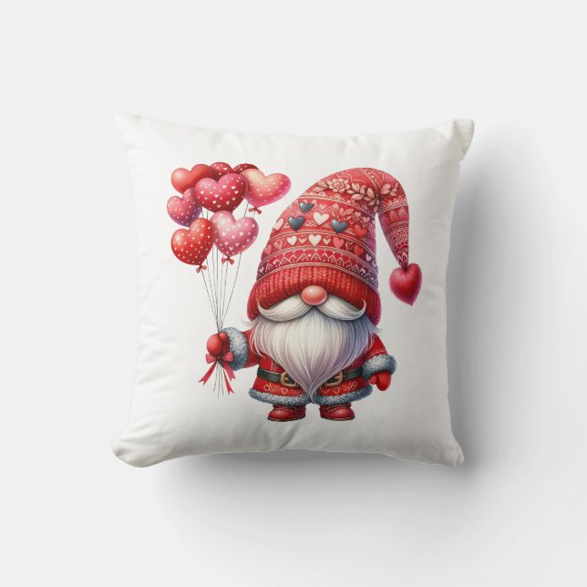 Cupido Gnome Dag van de Valentijn Kussen (Voorkant)