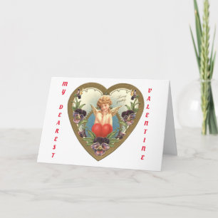 cupido in het hart kaart
