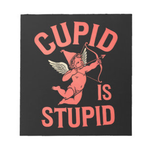 Cupido is de dag van de grappige Valentijn Notitieblok
