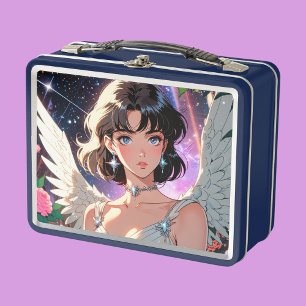 Cupido Meisje Metalen Lunchbox
