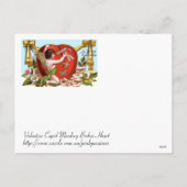 Cupido Mending Gebroken hart Feestdagenkaart (Achterkant)