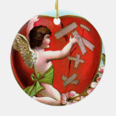 Cupido Mending Gebroken hart Keramisch Ornament (Achterkant)