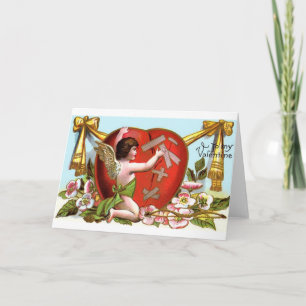 Cupido Mending Gebroken hart Valentijnsdag Kaart