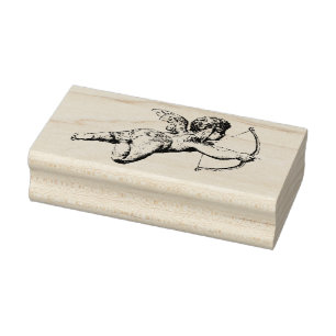 Cupido met boog nr.1 	rubberstempel